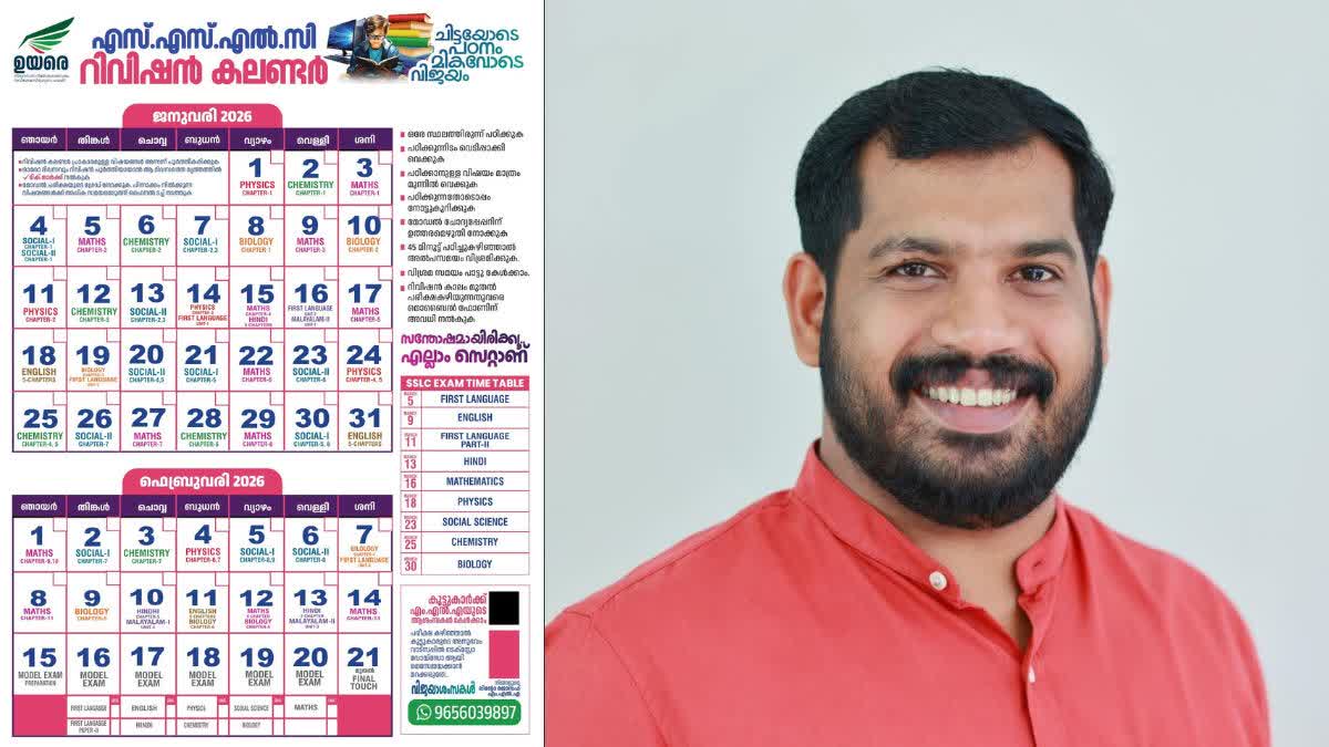 SSLC Revision Calendar