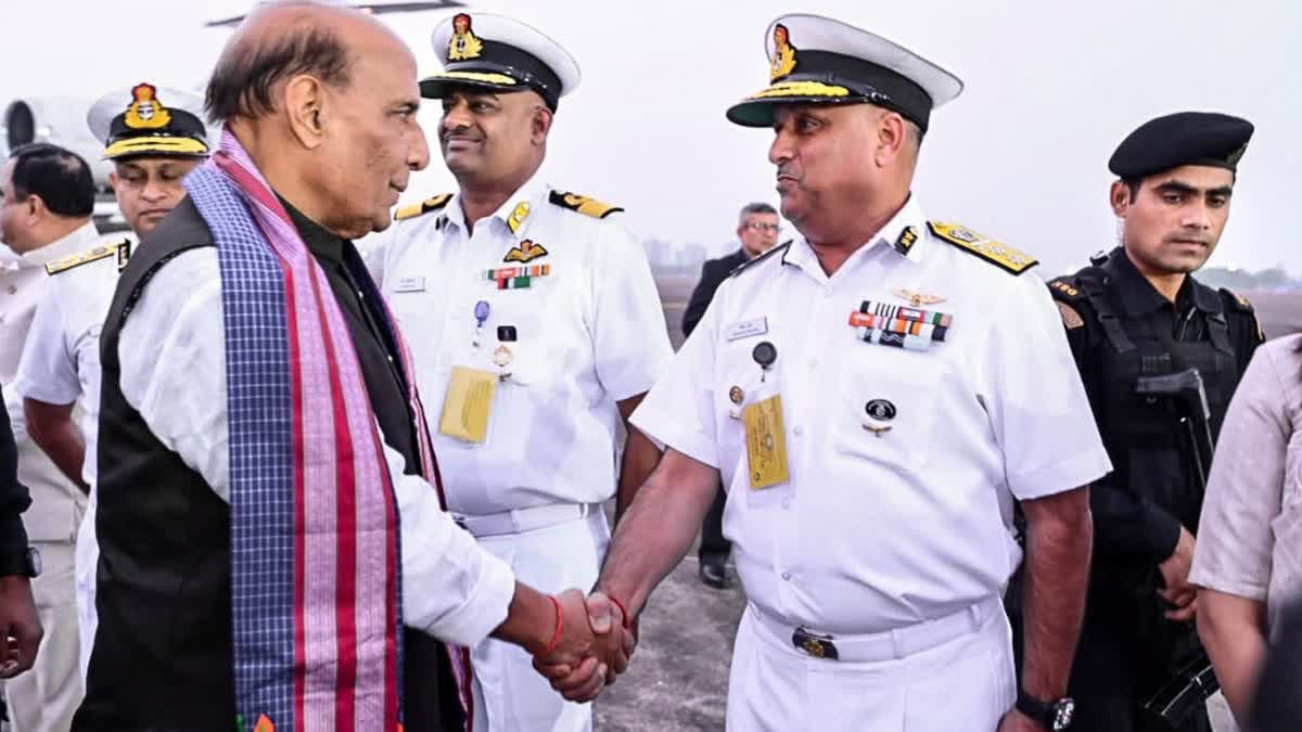 SAMUDRA PRATAP  POLLUTION CONTROL VESSEL  INDIAN COAST GUARD  DEFENCE MINISTER RAJNATH SINGH