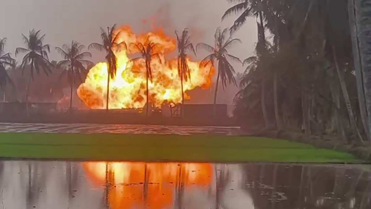 ONGC Blowout at Malikapuram of Konaseema District