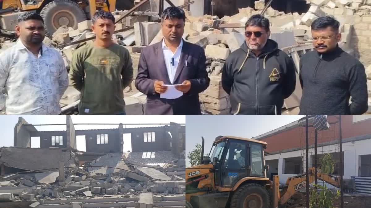 ચોટીલામાં ગેરકાયદેસર હોટલ પર ફરી બુલડોઝર ફરી વળ્યું