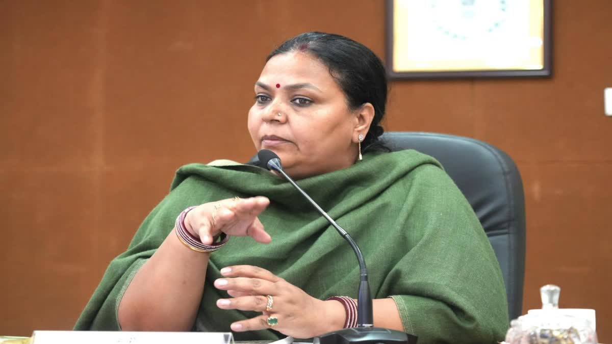 Minister Deepika Pandey Singh meeting regarding provisions of MGNREGA and VB G RAM G In Ranchi