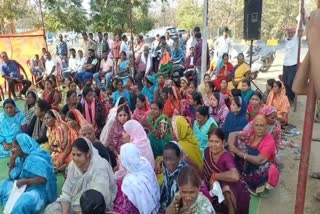 Protest On Talpuri C Block Project