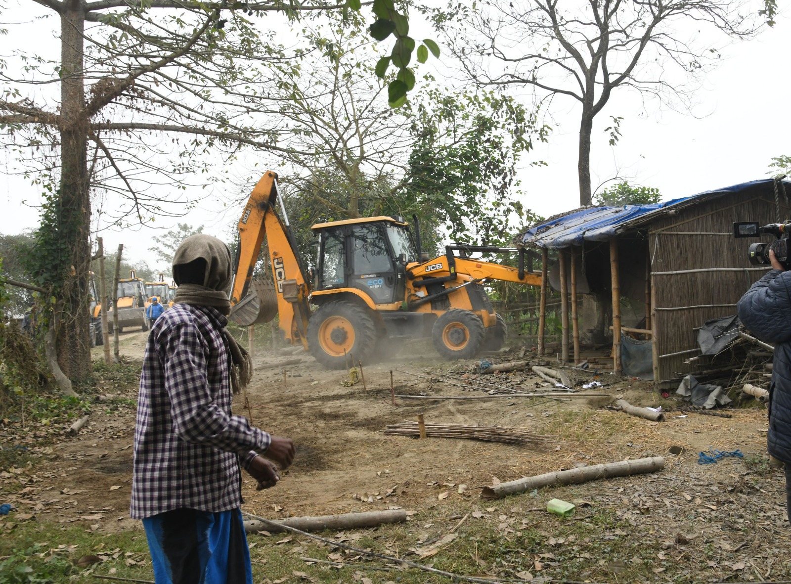 Eviction drive at Burhachapori Wildlife Sanctuary