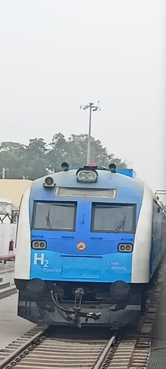 India first hydrogen train in Jind Preparations for the trial begins