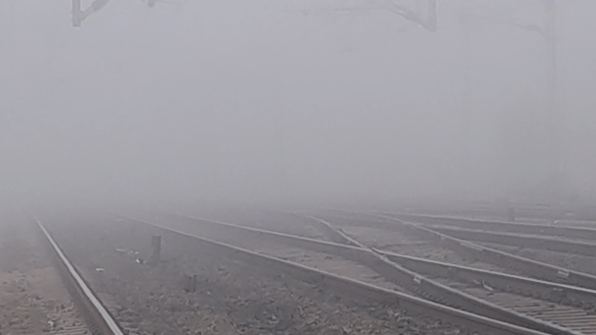 Heavy fog in Bina Burhanpur