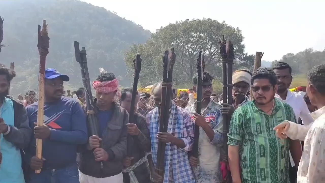 The tribal Kandha community celebrates the Toki Mara festival to appease the Dharanipenu or earth god.