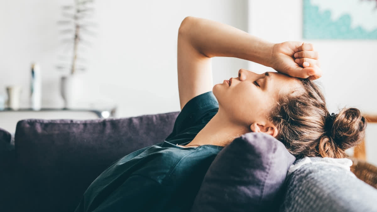 Stressed out woman