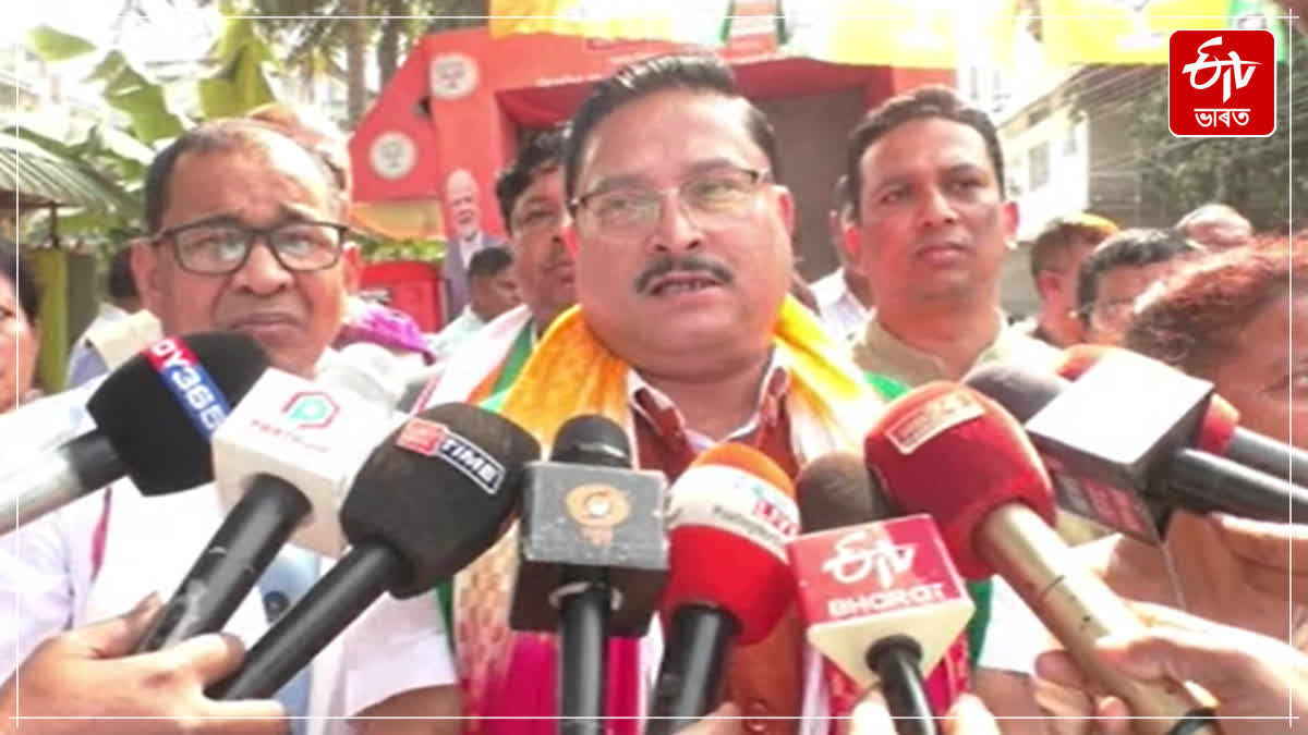 State BJP president Dilip Saikia react over Gaurav Gogoi Pakistan link