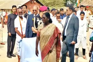 President Visits Pahadpur