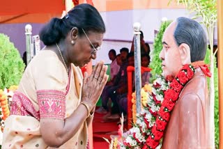 President Droupadi Murmu Visits In-Laws Village Pahadpur, Greets Locals