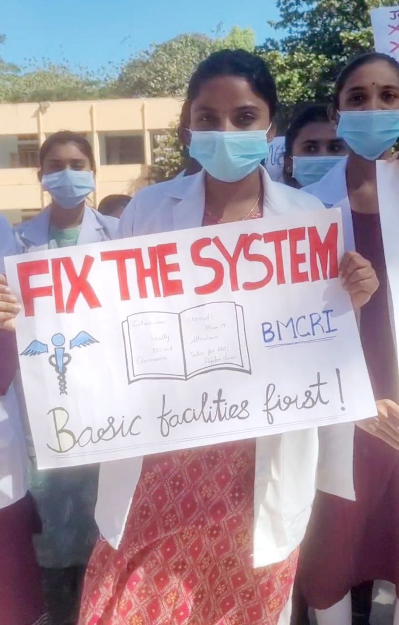 BMCRI Interns' Protest: Govt Says No Stipend, Cites Rules And Administrative Constraints