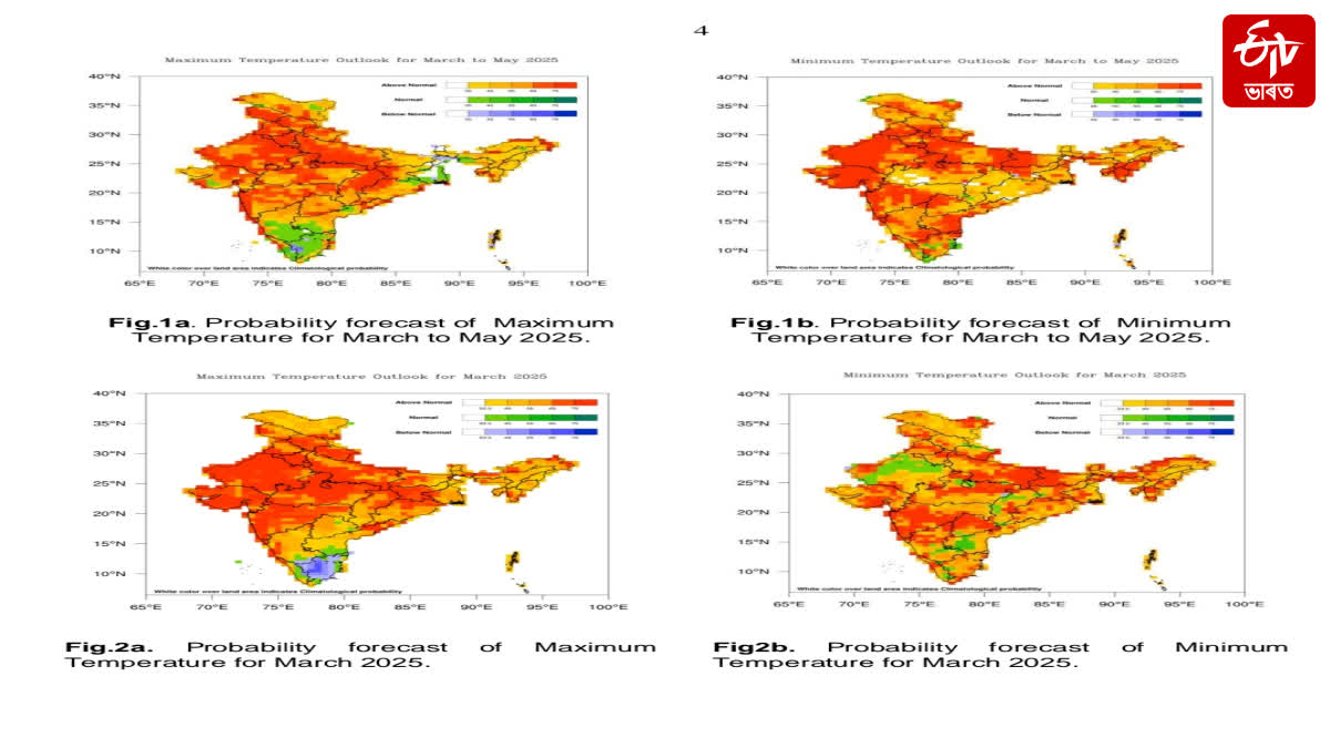 Temperatures in Assam as well as several northeastern states will rise from March to April