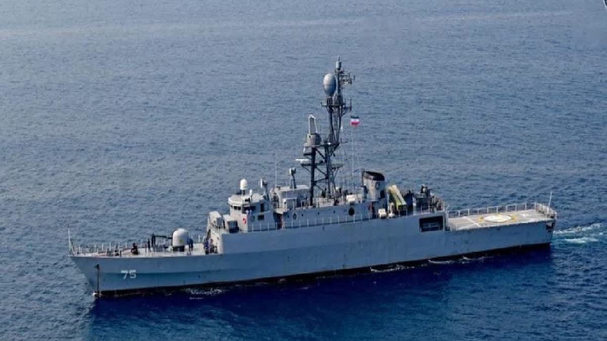 US SINKS IRANIAN WARSHIP