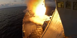 ഇറാന്‍ ഇസ്രയേല്‍ സംഘര്‍ഷം  യുഎസ്എസ് ജെറാൾഡ് ആർ യുദ്ധക്കപ്പൽ  ഓപ്പറേഷൻ എപ്പിക് ഫ്യൂറി  യുഎസ് നാവികസേന മിസൈലുകൾ