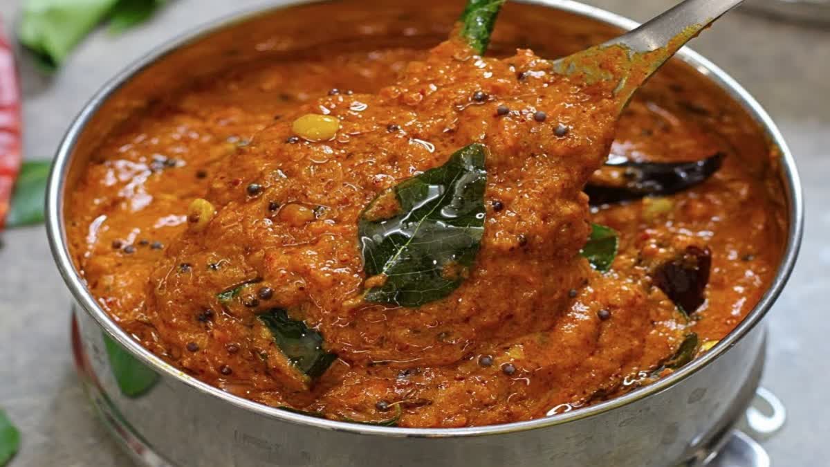 Tomato Yendu Mirchi Pachadi