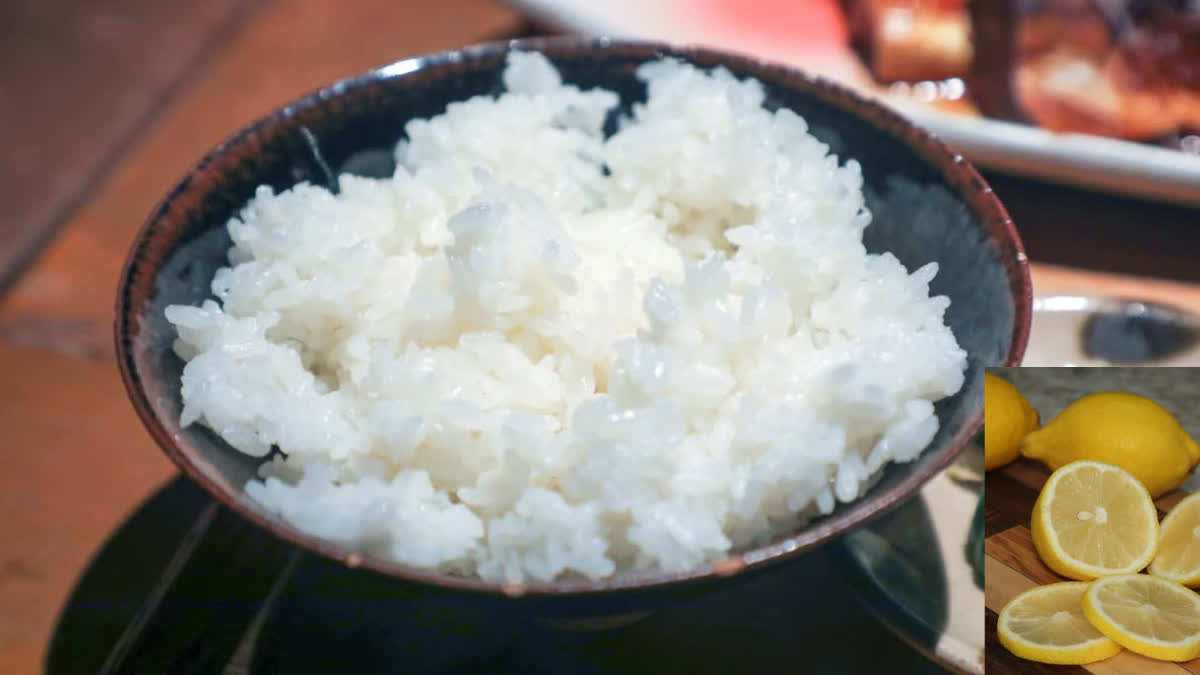 ADD LEMON JUICE WHILE COOKING RICE