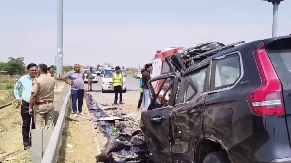 5 Killed In KMP Expressway Crash: 4 UP Cops Die While Heading For Kidnapping Case Raid Road Accident