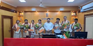 Begunia Block Sub Registrar Felicitates Students Who Excelled in 10th Exam