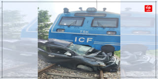 Jonai train vehicle collision