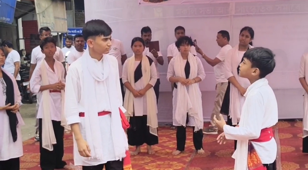 Street play performance for environmental conservation awareness in Titabor