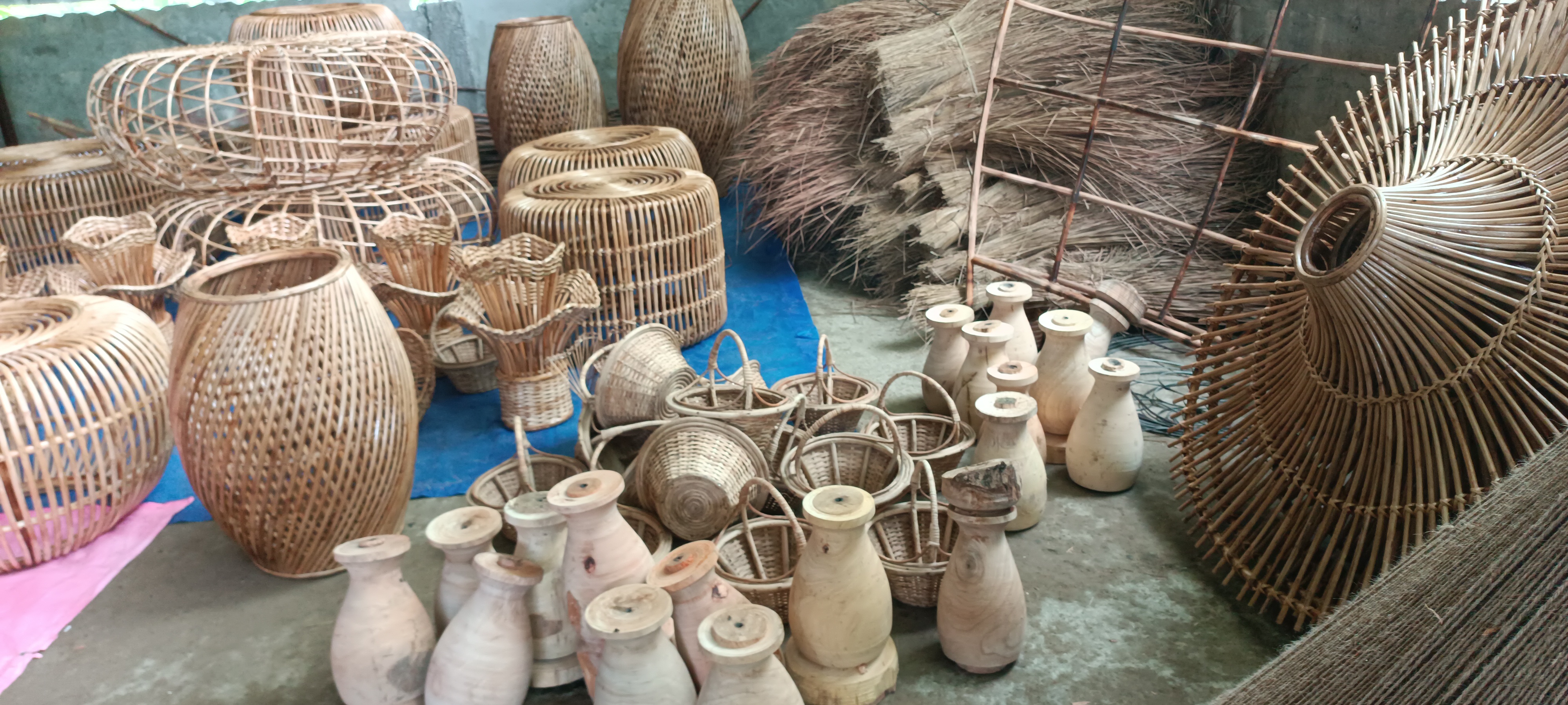 Lakhimpur bamboo cane art