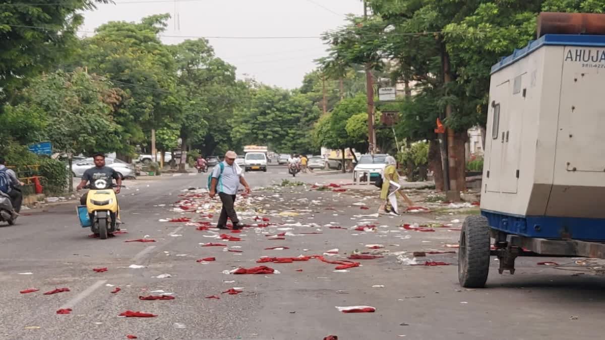 गाजियाबाद नगर निगम गंदगी फैलाने वालों के खिलाफ सख्त
