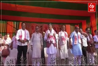 Minister Piyush Hazarika is campaigning for the Nagaon Lok Sabha constituency by-election