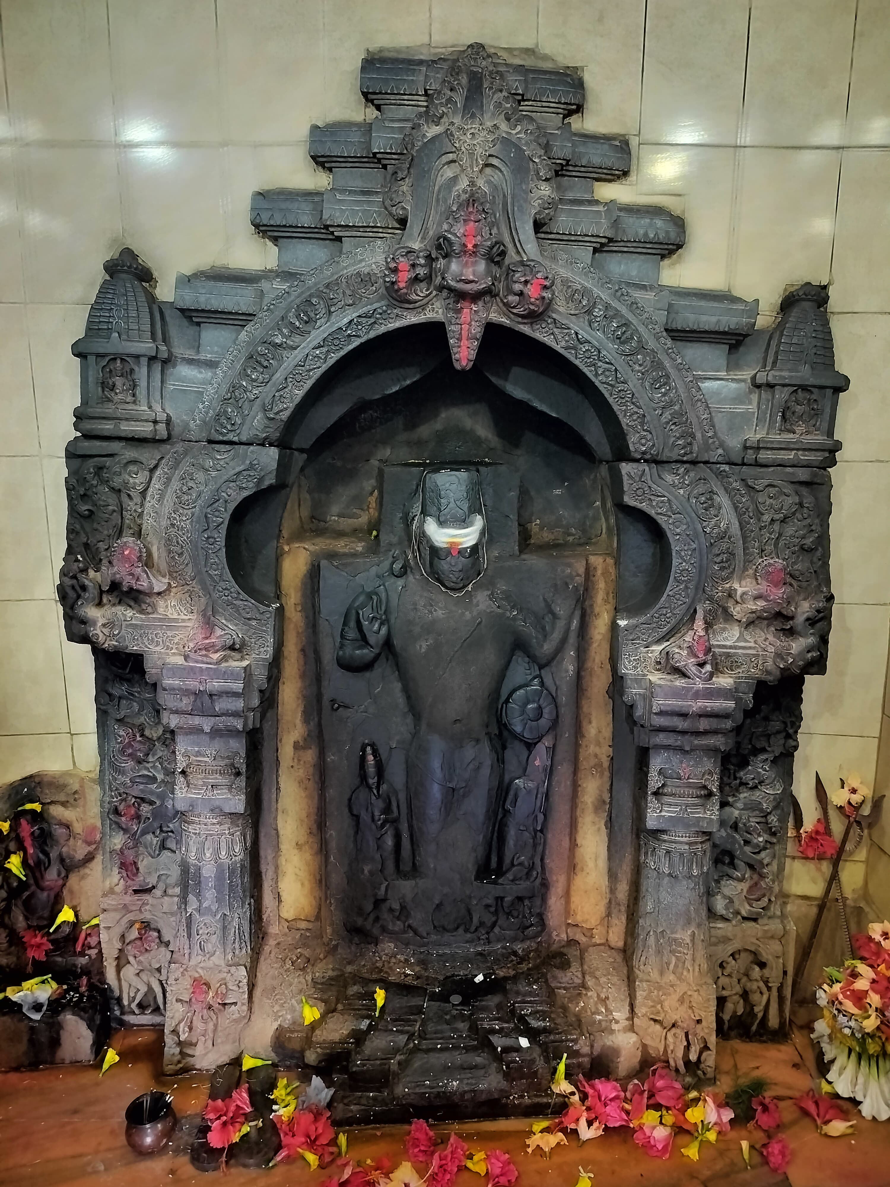 A 700-year-old Sun God's statue at Kandaha in Saharsa district of Bihar.