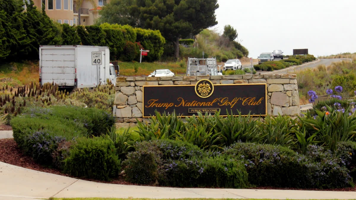 US TRUMP GOLF COURSE ARREST