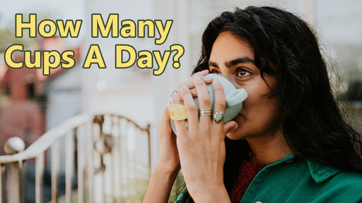 Woman drinking coffee
