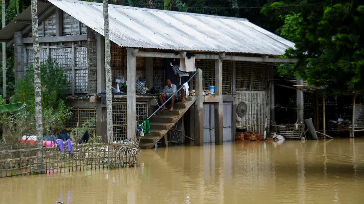 Flood Alert In Bongaigaon of Lower Assam after Bhutan Releases Kurichhu River Dam Water