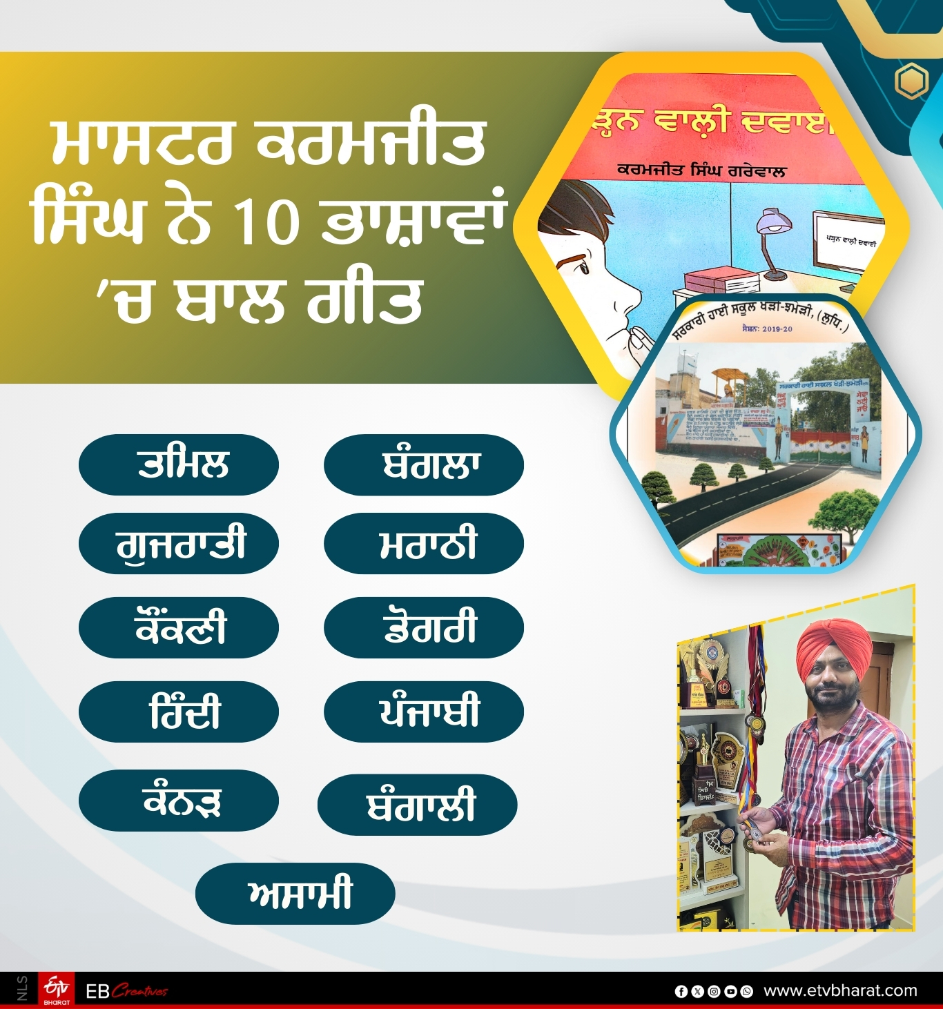 Karamjit Singh Grewal sings and teaches
