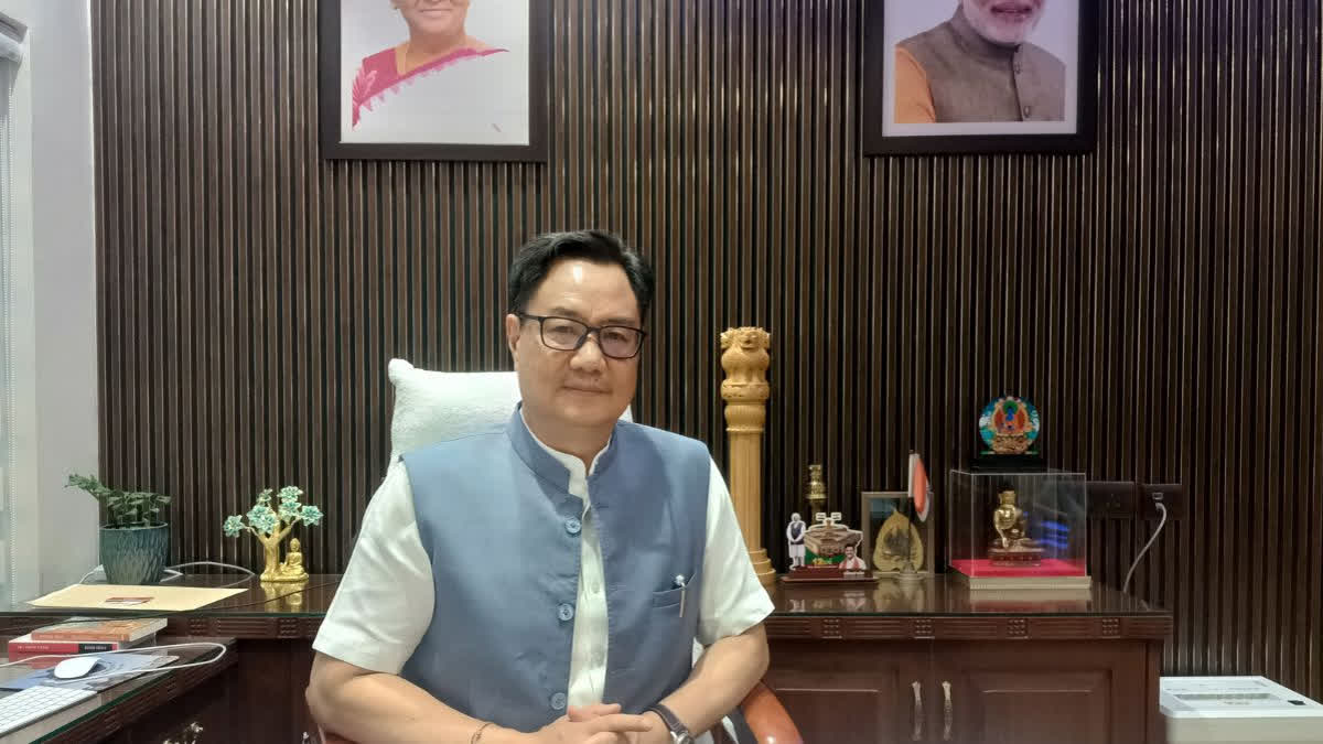 Union Minister for Parliamentary Affairs Kiren Rijiju