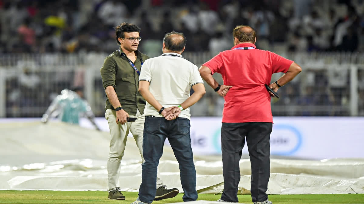 SOURAV GANGULY AT EDEN