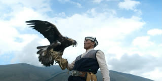 Ancient Eagle Hunting Lives On At Kyrgyzstan's World Nomad Games A hunter with a golden eagle competes during at the World Nomad Games in Kyrchyn Gorge, 240 kms. (150 miles) southeast of Bishkek, Kyrgyzstan.