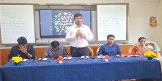 V Keerthi Vasan  school visit