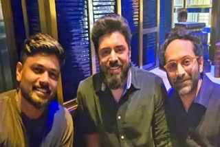 സഞ്ജു സാംസൺ  NIVIN PAULY AND FAHADH FAASIL  BETHLEHEM KUDUMBA UNIT  SANJU SAMSON CSK PHOTO VIRAL