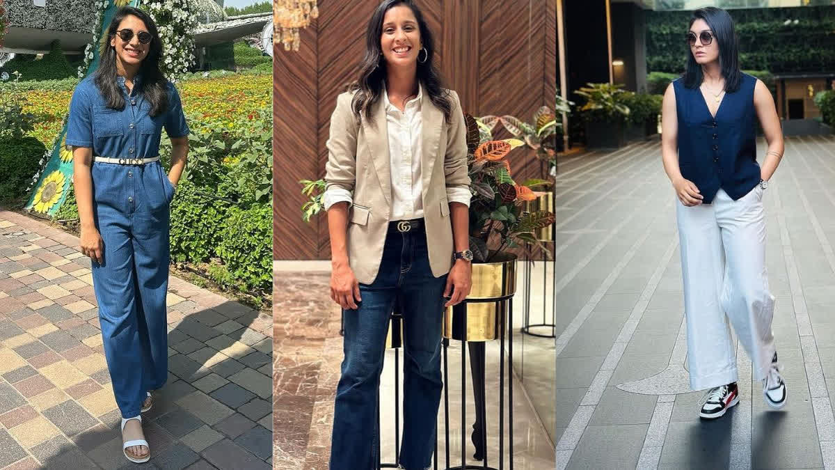 Smriti Mandana To Jemimah Rodrigues, 5 Most Stylish Indian Women Cricketers Off The Field From Left: Smriti Mandana, Jemimah Rodrigues, and Harleen Deol