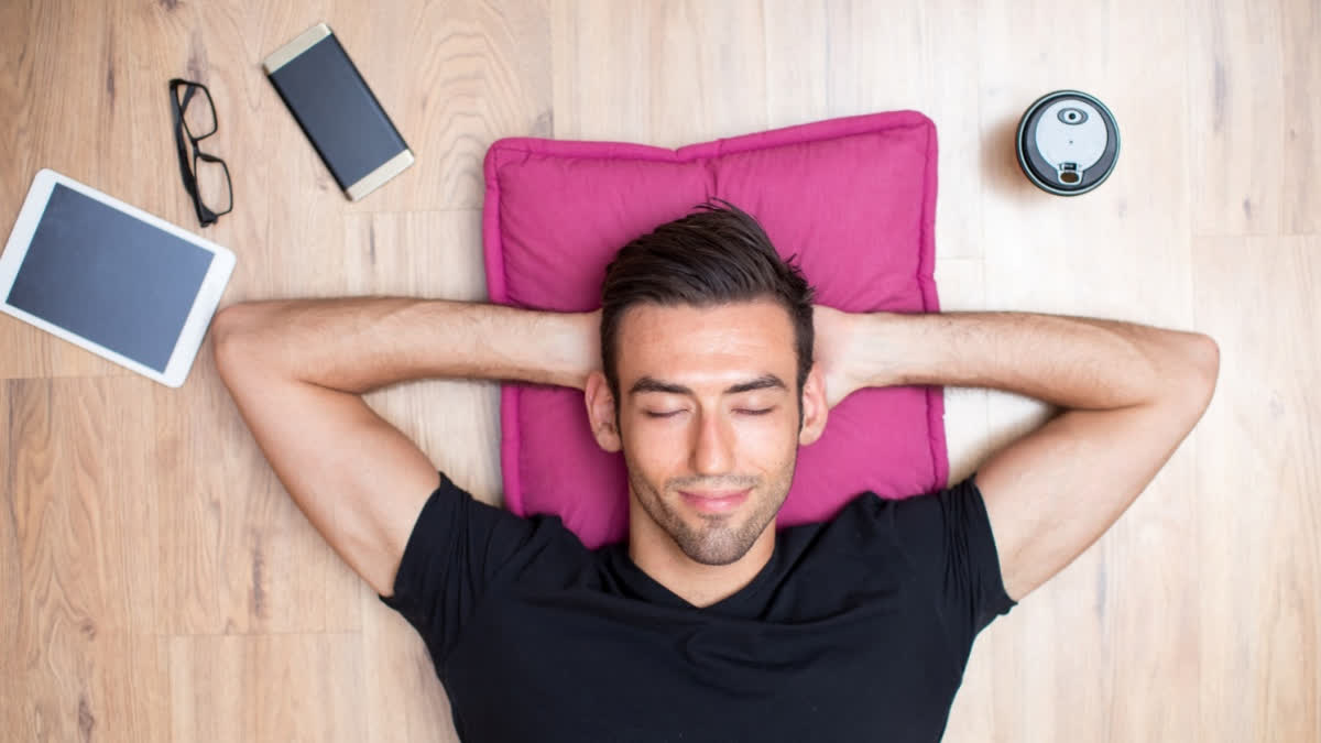 Man who is lucid dreaming
