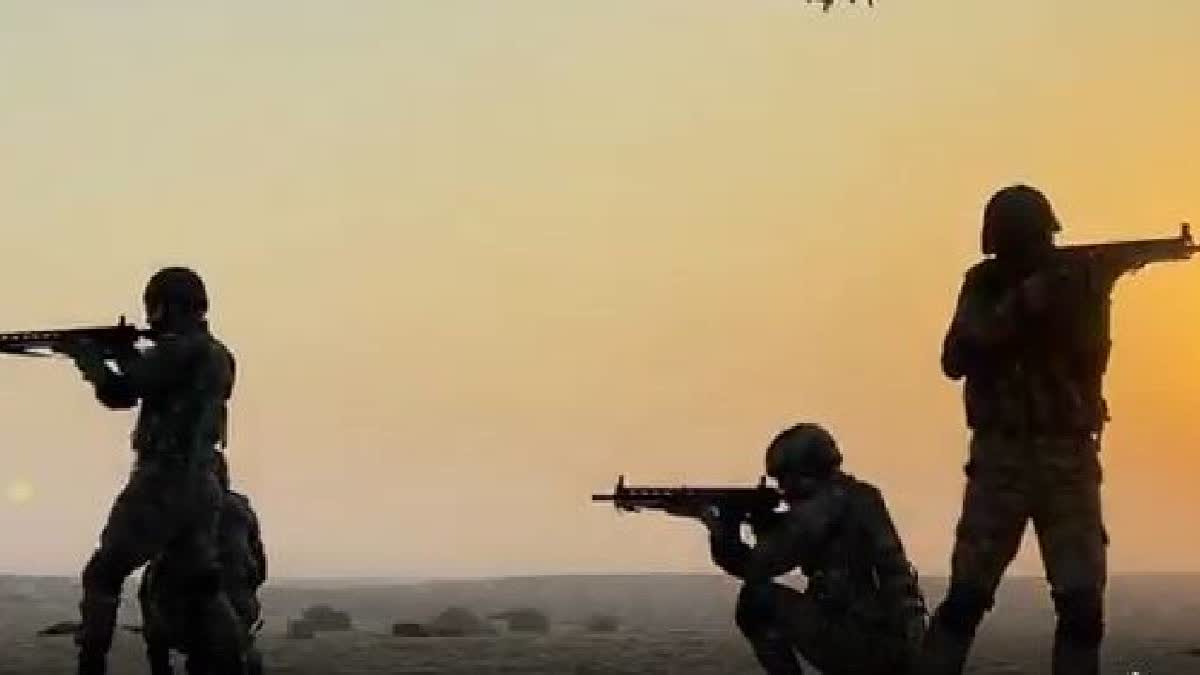 Indian Armed Forces Desert Drills To Leverage AI, Drones And Satellite Tech For Future Warfare Etv Bharat