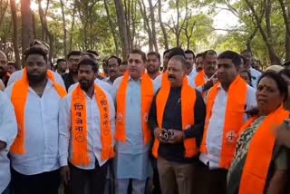 Shiv Sena is aggressive on tree in Tapovan to be cut down in Nashik