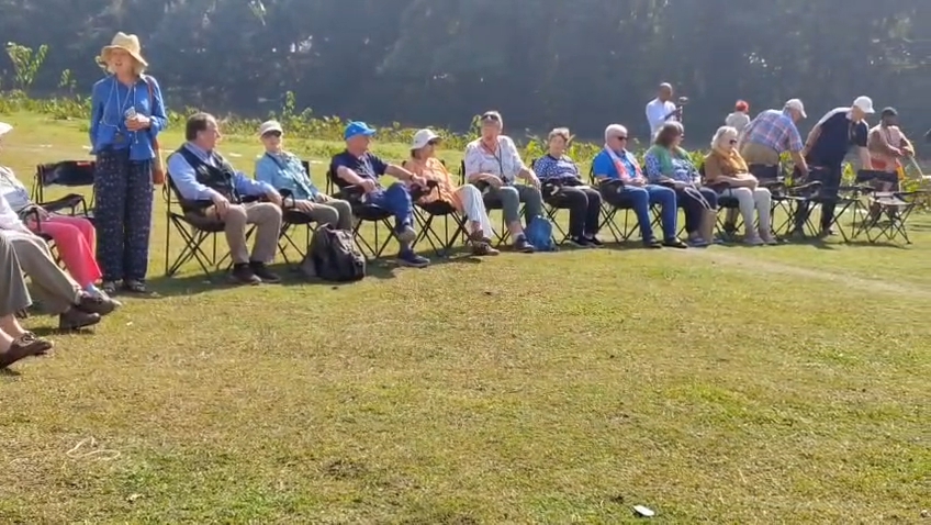 Foreign tourists enjoyed Samaguri mask acting