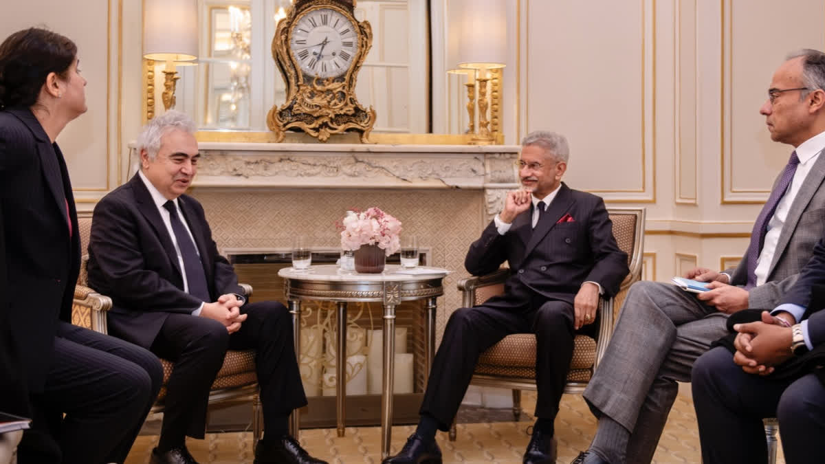 EAM Jaishankar Meets IEA Executive Director In France EAM Jaishankar Meets IEA Executive Director In France