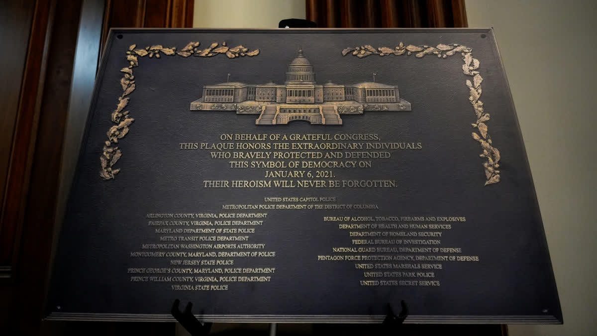 Jan 6 Plaque Made To Honor Law Enforcement Nowhere To Be Found At US Capitol Jan 6 Plaque Made To Honor Law Enforcement Nowhere To Be Found At US Capitol