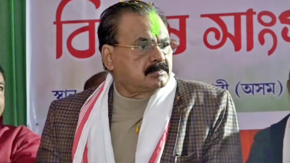 Forest Minister Chandra Mohan Patowary