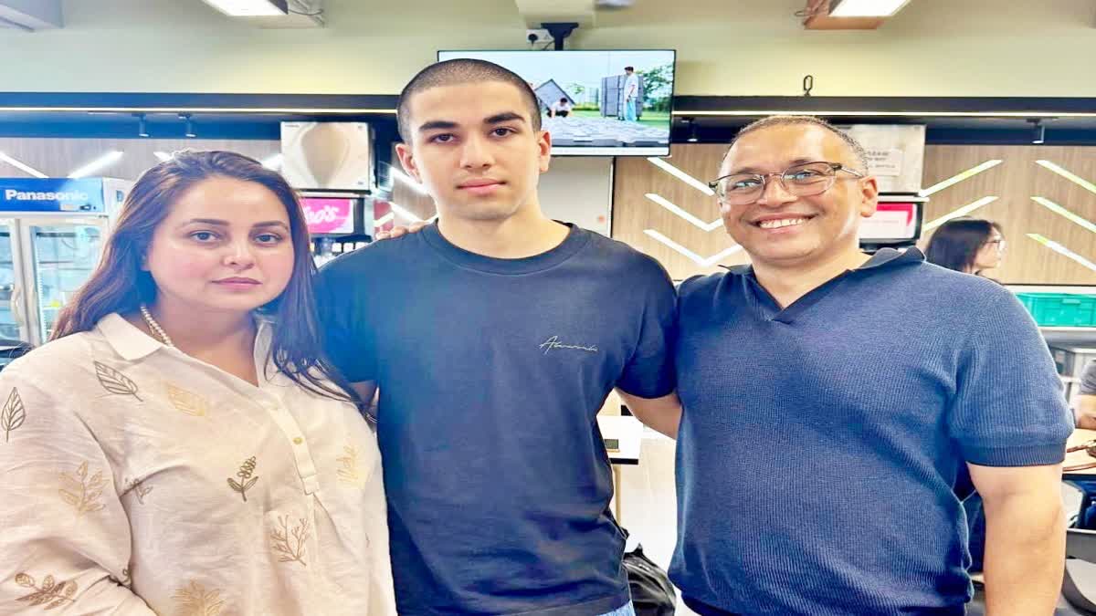 LALU GRANDSON MILITARY TRAINING