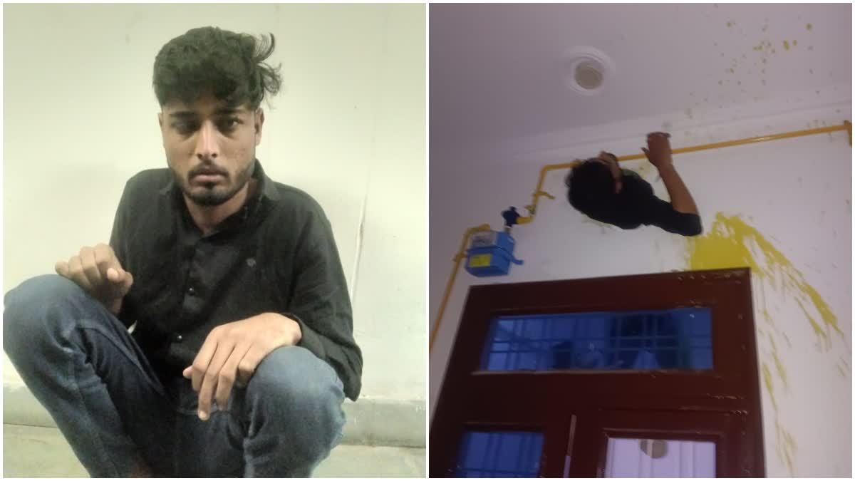 Thief Trapped In Exhaust Fan Hole