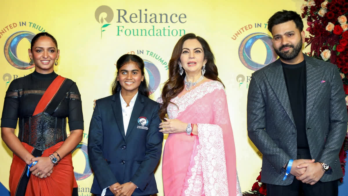 In Photos | Cricket Legends, Celebrities Grace 'United in Triumph' Event Hosted By Reliance Foundation In Mumbai