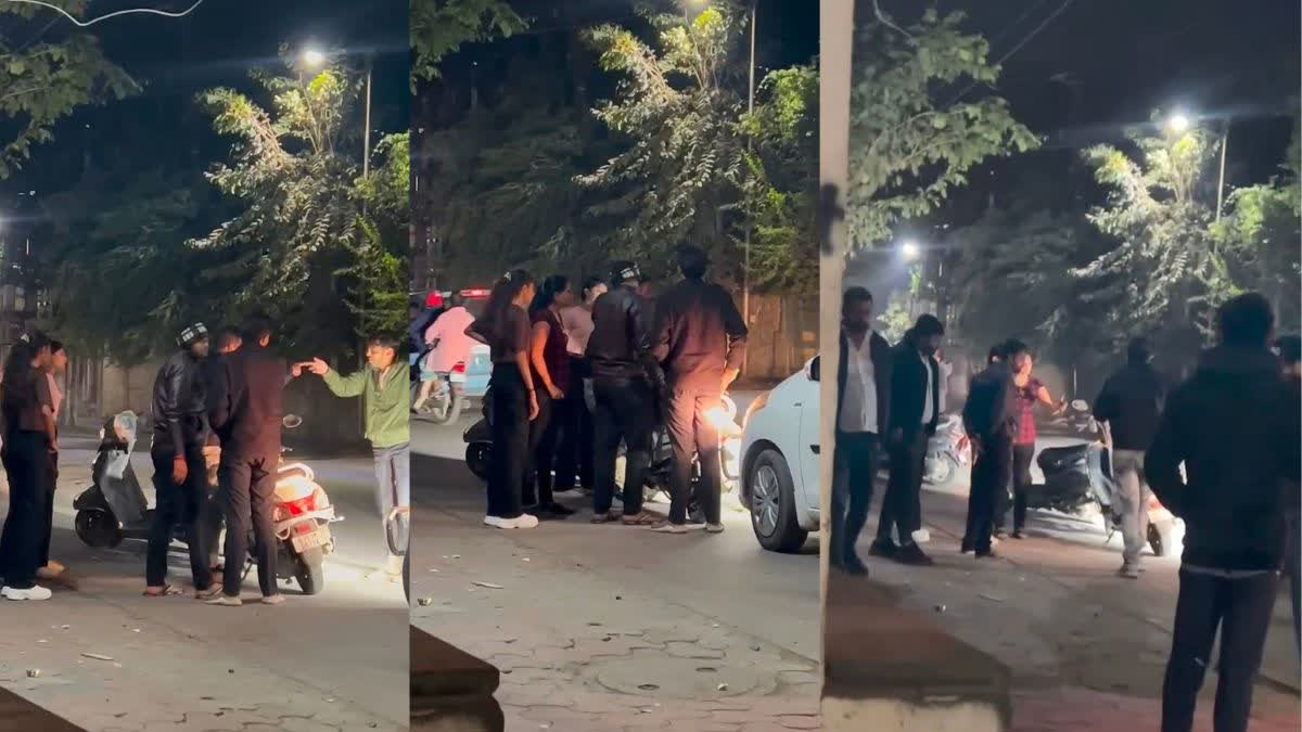 ગોંડલમાં છેડતીખોરને ભારે પડી મસ્તી: નશામાં ધૂત યુવકે યુવતીઓની છેડતી કરતા પરિવારે જાહેરમાં 'ચખાડ્યો મેથીપાક'