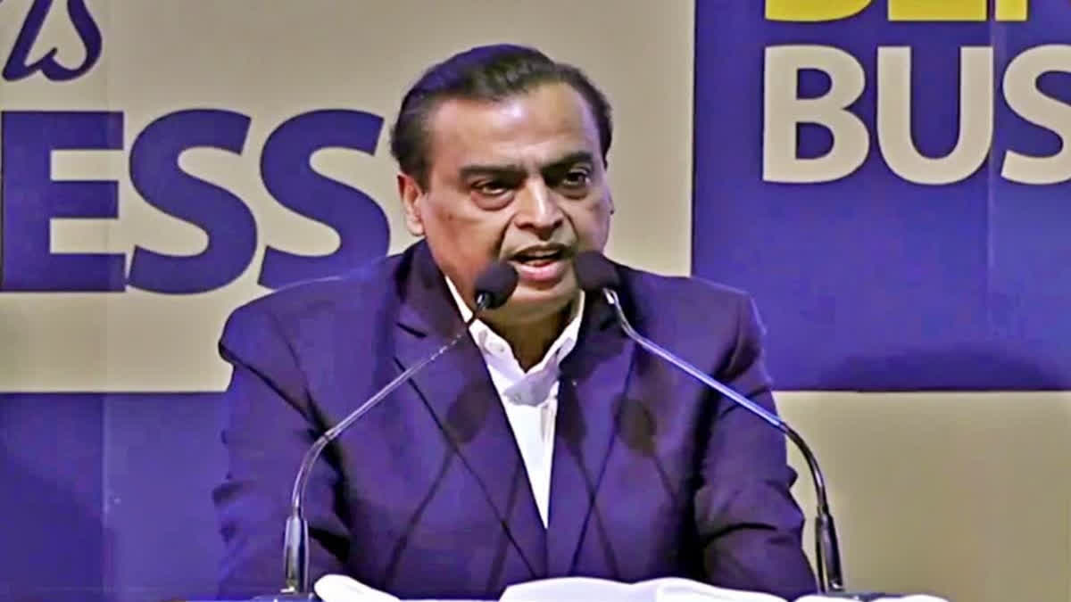 Reliance shares fell by 5 percent